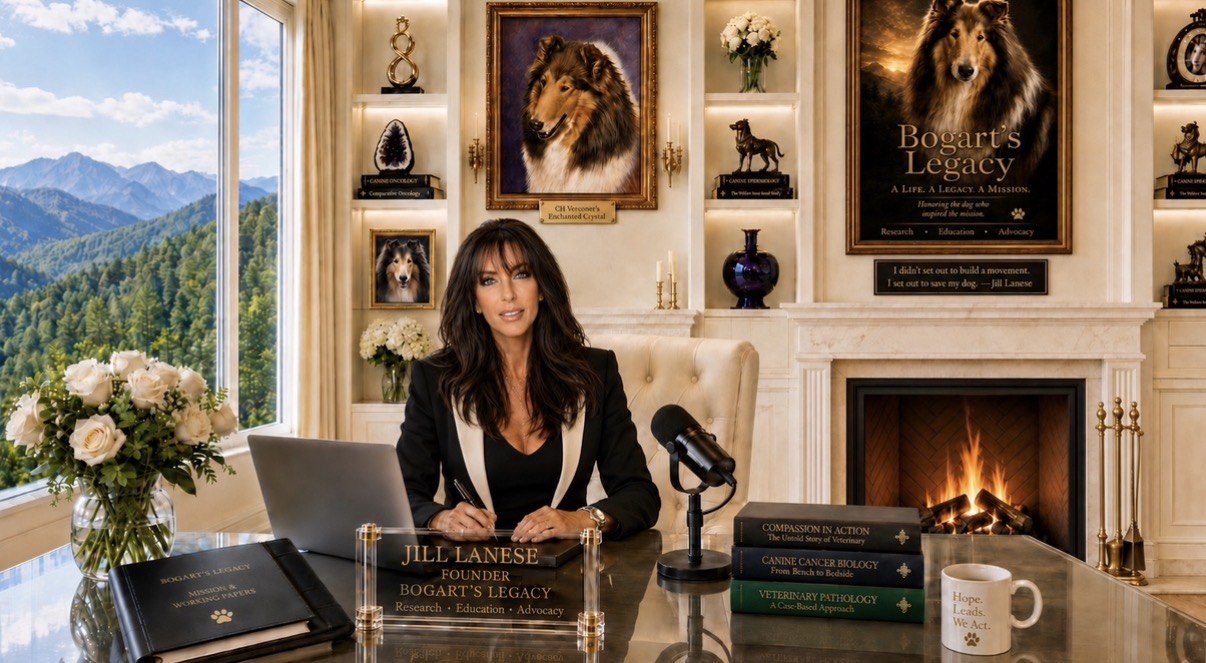 Jill Lanese in the Bogart's Legacy office