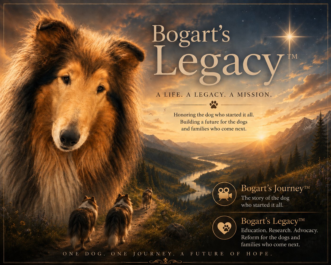 Bogart's Legacy — A Life. A Legacy. A Mission. Honoring the dog who started it all, building a future for the dogs and families who come next.